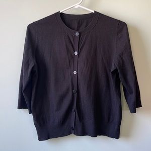 Lightweight cotton/cashmere cardigan